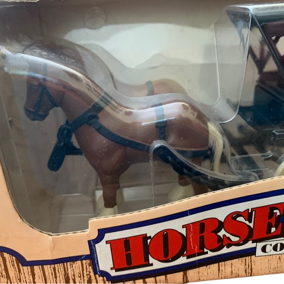 ERTL VTG 1990 True Value Horse & Wagon Coin Bank Die Cast Locking w/KEY NIB - Picture 3 of 11